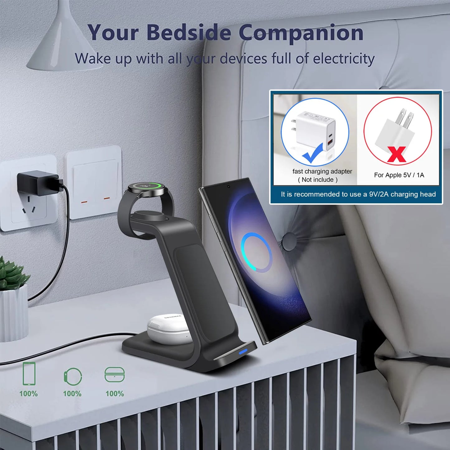 3 in 1 Charging Station (Samsung)